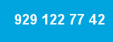 929 122 77 42